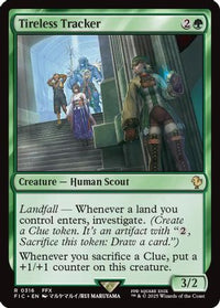 Tireless Tracker (Surge Foil) -  Foil (FIC-316) - Commander: FINAL FANTASY