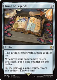 Tome of Legends (Surge Foil) -  Foil (FIC-369) - Commander: FINAL FANTASY
