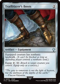 Trailblazer's Boots (Surge Foil) -  Foil (FIC-370) - Commander: FINAL FANTASY