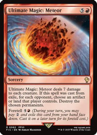 Ultimate Magic: Meteor (Surge Foil) -  Foil (FIC-062) - Commander: FINAL FANTASY
