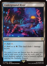 Underground River (Surge Foil) -  Foil (FIC-439) - Commander: FINAL FANTASY