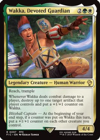 Wakka, Devoted Guardian (Surge Foil) -  Foil (FIC-097) - Commander: FINAL FANTASY