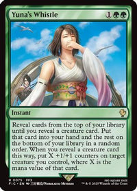 Yuna's Whistle (Surge Foil) -  Foil (FIC-075) - Commander: FINAL FANTASY