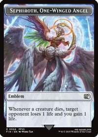 Emblem - Sephiroth, One-Winged Angel // Robot Warrior Double-Sided Token -  Foil (FIN-24 // 12) - FINAL FANTASY