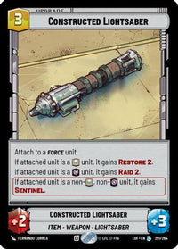 Constructed Lightsaber (261/264) - Legends of the Force