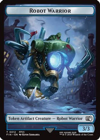 Robot Warrior (0012) // Copy (0001) Double-Sided Token -  (FIN-12 // 1) - FINAL FANTASY