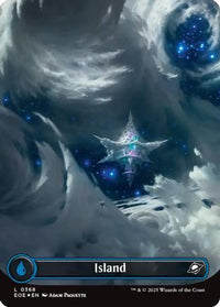 Island (0368) (Borderless) (Galaxy Foil) (EOE-368) - Edge of Eternities Foil