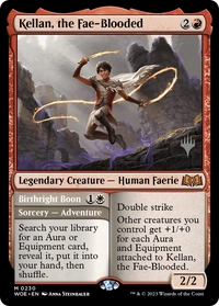 Kellan, the Fae-Blooded (Promo Pack) [Wilds of Eldraine Promos]