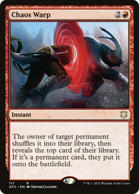 Chaos Warp [Dungeons & Dragons: Adventures in the Forgotten Realms Commander]