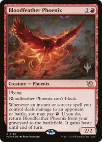 Bloodfeather Phoenix (Promo Pack) [March of the Machine Promos]