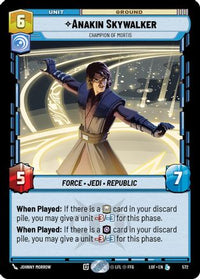 Anakin Skywalker - Champion of Mortis (Foil) (572) - Legends of the Force Foil