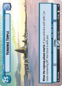 Vergence Temple (Hyperspace Foil) (767) - Legends of the Force Foil