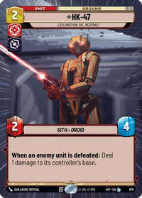 HK-47 - Exclamation: Die, Meatbag! (Hyperspace Foil) (870) - Legends of the Force Foil