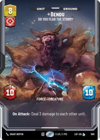Bendu - Do You Fear the Storm? (Prestige Foil) (1091) - Legends of the Force Foil