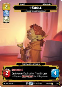 Yaddle - A Chance To Make Things Right (Prestige Foil) (1101) - Legends of the Force Foil
