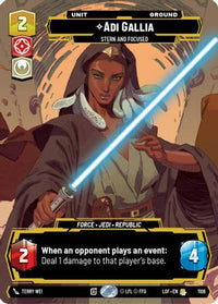 Adi Gallia - Stern and Focused (Prestige Foil) (1106) - Legends of the Force Foil