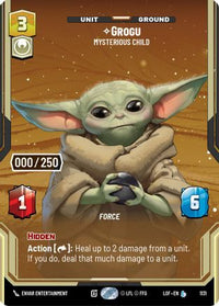 Grogu - Mysterious Child (Serialized) (1131) - Legends of the Force Foil