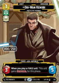 Obi-Wan Kenobi - Protective Padawan (Serialized) (1142) - Legends of the Force Foil