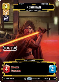 Shin Hati - Overeager Apprentice (Serialized) (1158) - Legends of the Force Foil
