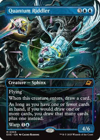 Quantum Riddler (Borderless) (EOE-305) - Edge of Eternities Foil