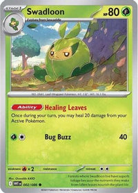 Swadloon 002  - Reverse Holofoil SV White Flare - Common