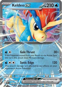 Keldeo ex 030  - Holofoil SV White Flare - Double Rare