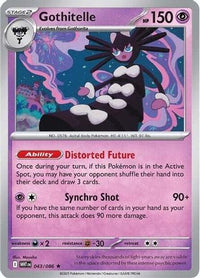 Gothitelle 043  - Holofoil SV White Flare - Rare