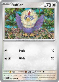 Rufflet 077  SV Black Bolt - Common