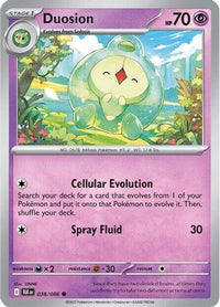 Duosion 038  - Reverse Holofoil SV Black Bolt - Common