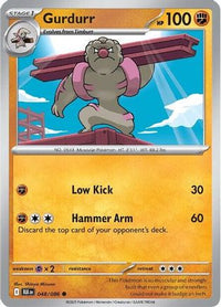 Gurdurr 048  - Reverse Holofoil SV Black Bolt - Common