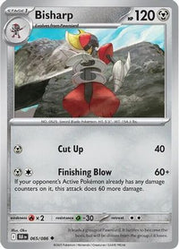 Bisharp 065  - Holofoil SV Black Bolt - Uncommon