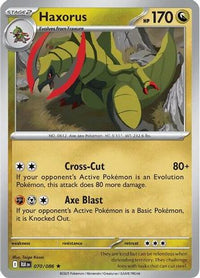 Haxorus 070  - Holofoil SV Black Bolt - Rare