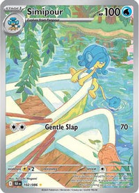 Simipour 102/086  - Holofoil SV Black Bolt - Illustration Rare