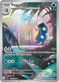 Palpitoad 104/086  - Holofoil SV Black Bolt - Illustration Rare