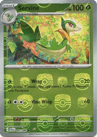 Servine (Master Ball Pattern) 002  - Holofoil SV Black Bolt - Common