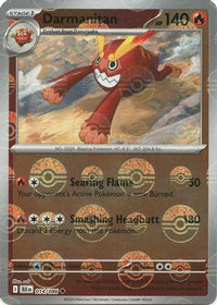 Darmanitan (Poke Ball Pattern) 014  - Holofoil SV Black Bolt - Uncommon