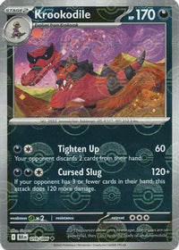Krookodile (Poke Ball Pattern) 059  - Holofoil SV Black Bolt - Uncommon