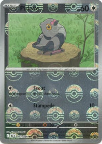 Pidove (Poke Ball Pattern) 071  - Holofoil SV Black Bolt - Common