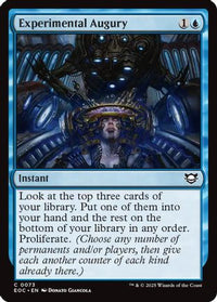 Experimental Augury (EOC-073) - Commander: Edge of Eternities