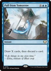 Pull from Tomorrow (EOC-076) - Commander: Edge of Eternities
