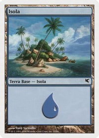 Island (Italian) - "Isola" (H10) (PSAL-H10) - Magic Encyclopedia 2005 (Salvat/Hachette)