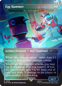 Egg Hammer - Myr Battlesphere (Rainbow Foil) (SLD-2097) - Secret Lair Drop Series Foil
