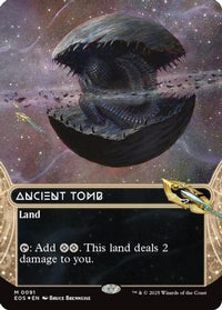 Ancient Tomb (0091) (Borderless) (Galaxy Foil) (EOE-091) - Edge of Eternities Foil