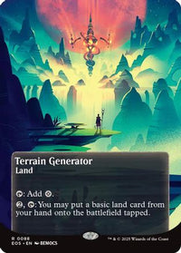 Terrain Generator (0088) (Borderless) (EOS-088) - Edge of Eternities: Stellar Sights Foil