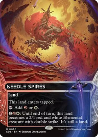 Needle Spires (0030) (Borderless) (EOE-030) - Edge of Eternities Foil