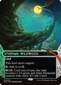 Stirring Wildwood (0039) (Borderless) (EOE-039) - Edge of Eternities Foil