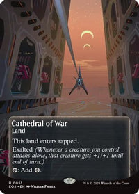 Cathedral of War (0051) (Borderless) (EOE-051) - Edge of Eternities Foil
