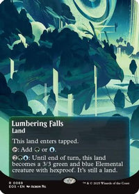 Lumbering Falls (0056) (Borderless) (EOE-056) - Edge of Eternities Foil