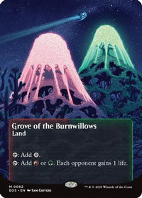 Grove of the Burnwillows (0062) (Borderless) (EOE-062) - Edge of Eternities Foil