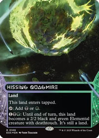 Hissing Quagmire (0109) (Borderless) (Galaxy Foil) (EOE-109) - Edge of Eternities Foil